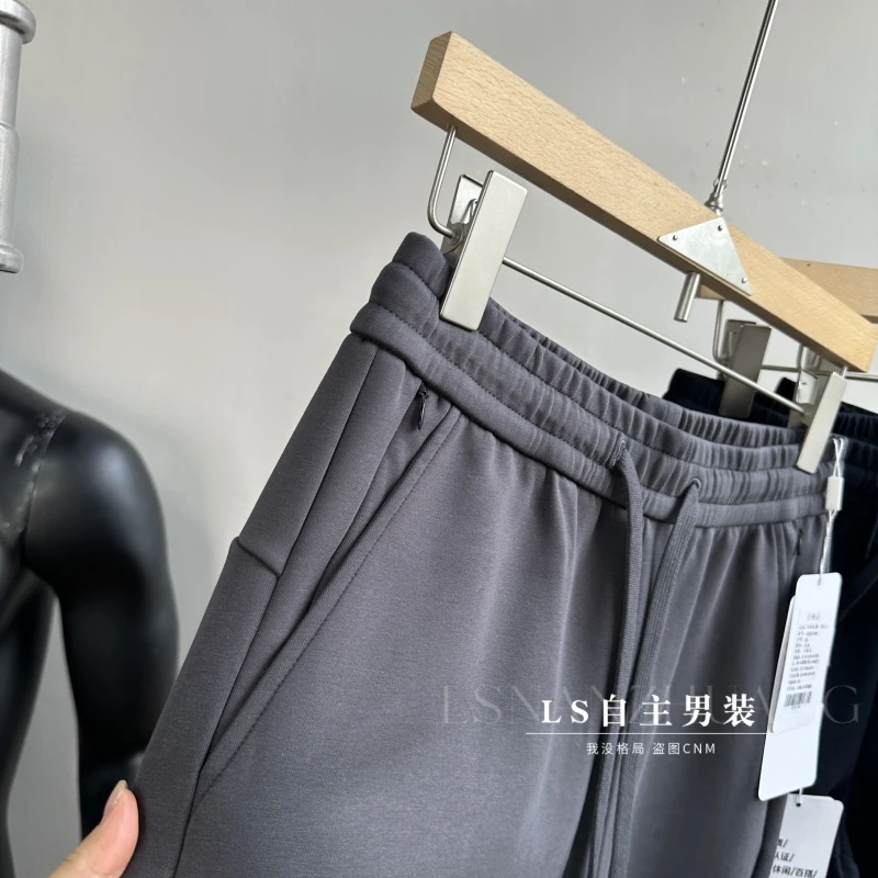 版型太牛~速干保温功能弹力空气层面料男锥形立裁运动卫裤休闲裤