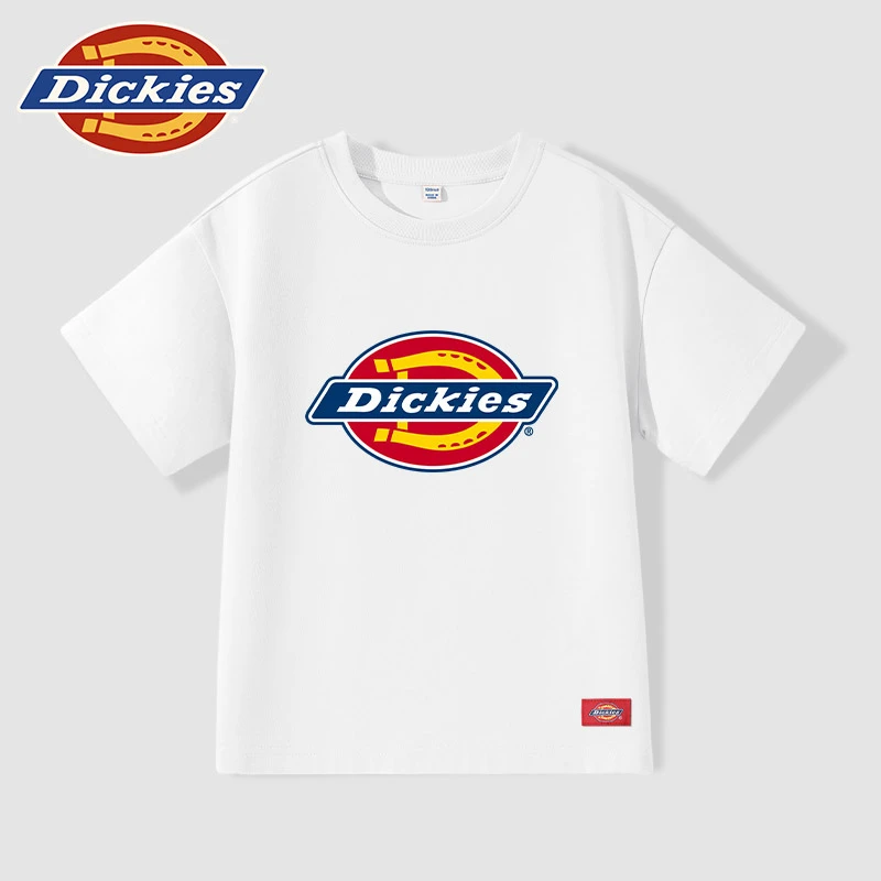 Dickies童装儿童短袖t恤夏季男童纯棉亲肤夏装小男孩夏款运动衣服