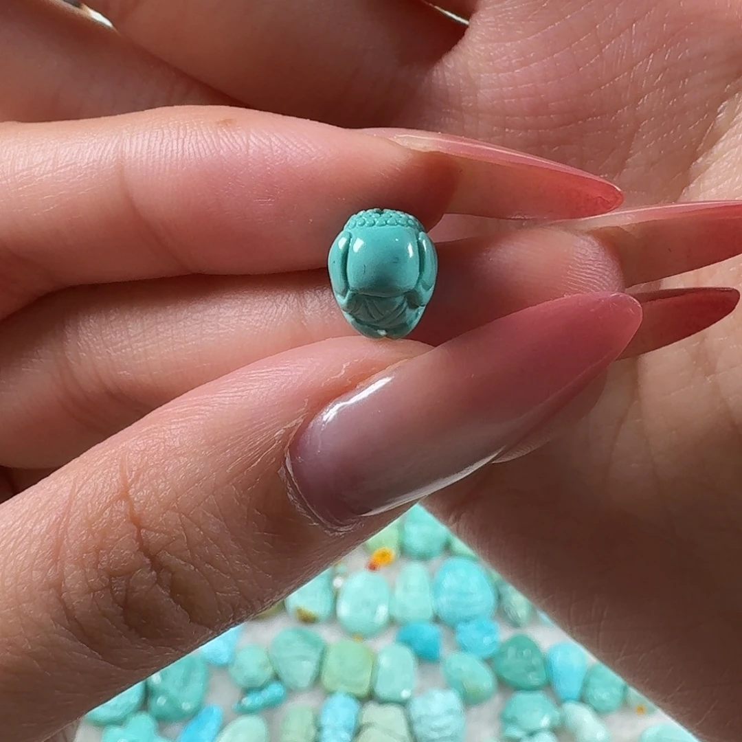 绿松石未镶嵌吊坠(不含链)不听佛