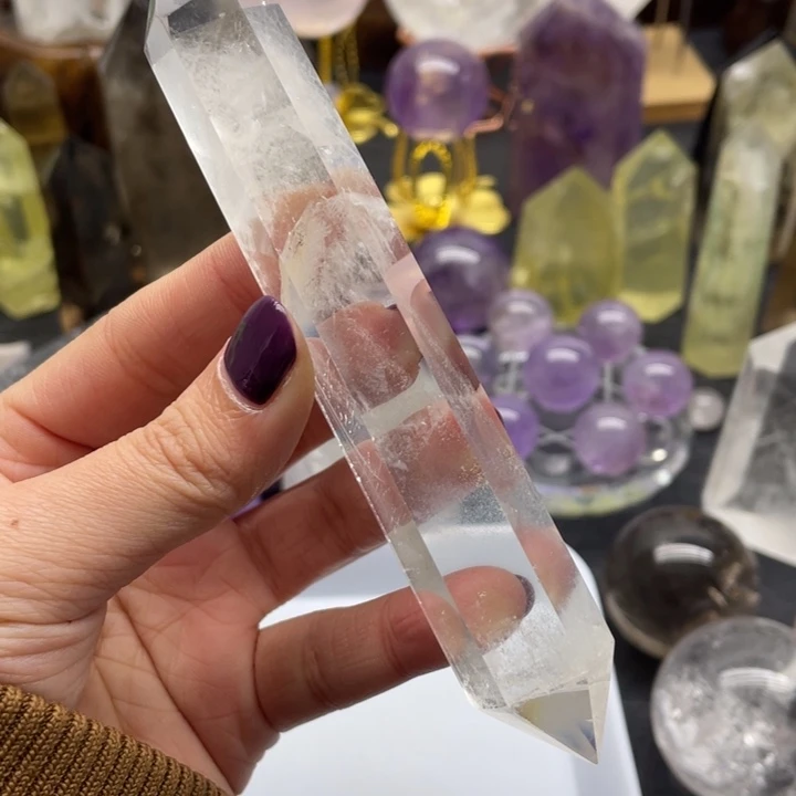 水晶53未镶嵌森*?双尖白水