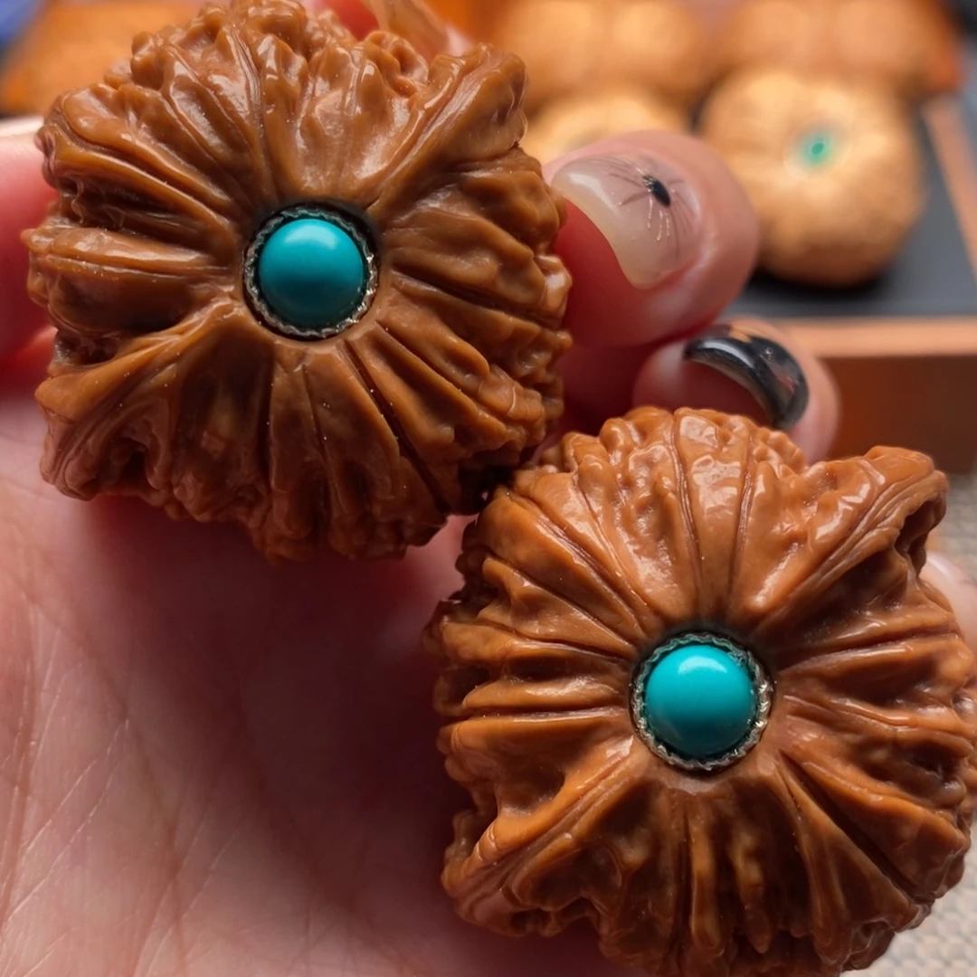 把件文玩核桃40尺全品磨盘