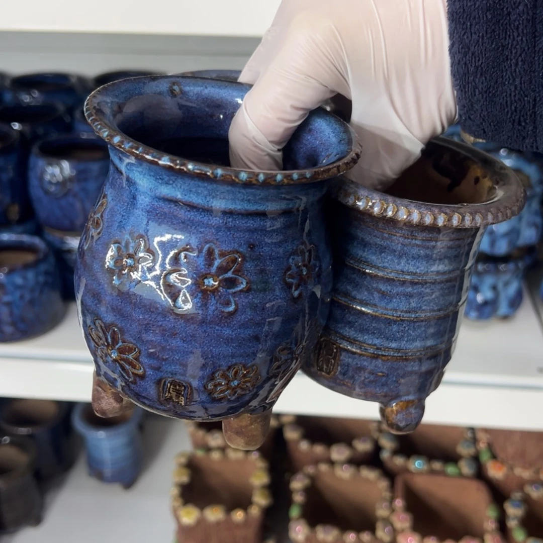 红陶柿**意唐朝多肉花盆