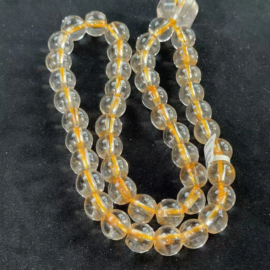 YG37  清 水晶珠串