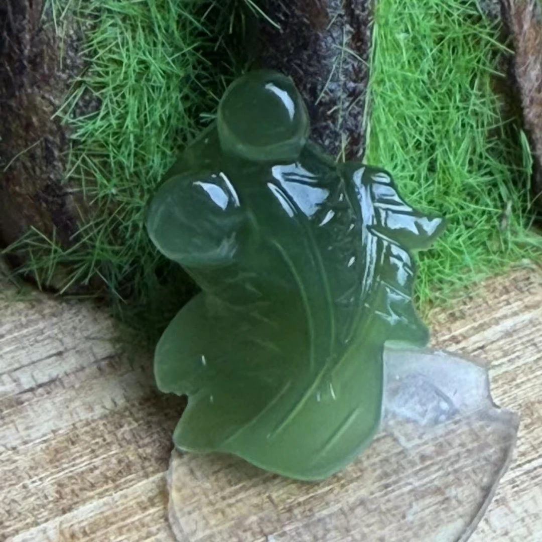 碧玉金鱼挂件D009