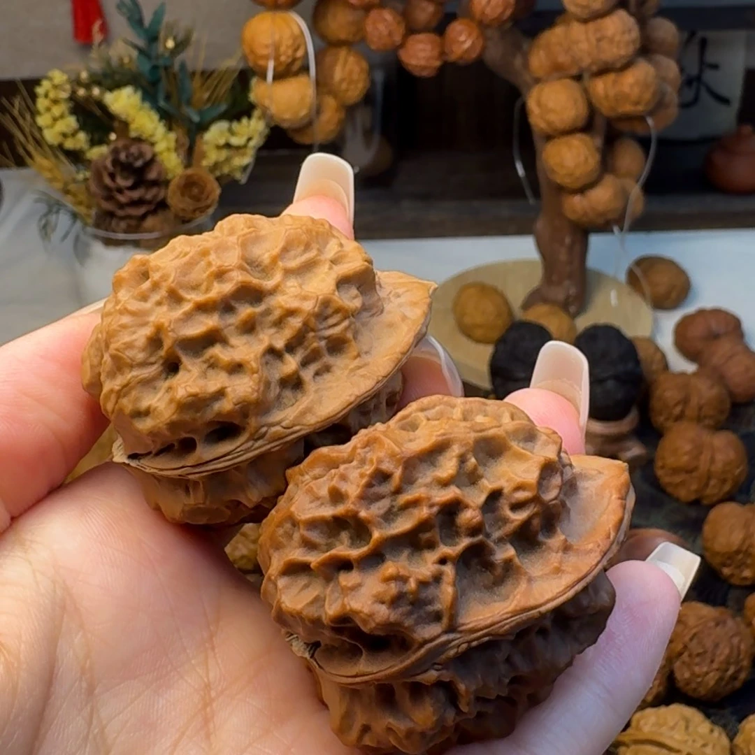 文玩核桃把件毒蟾39.6