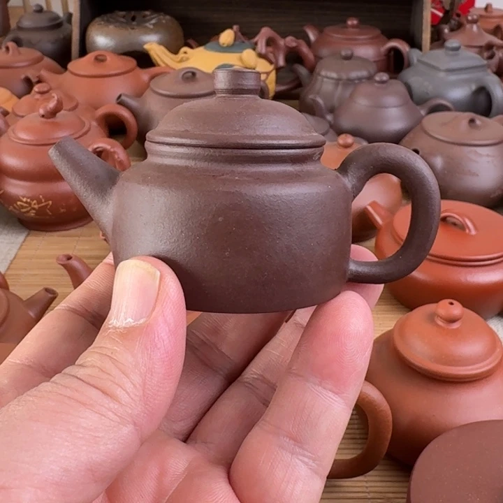 紫砂茶壶原矿紫砂45毫升