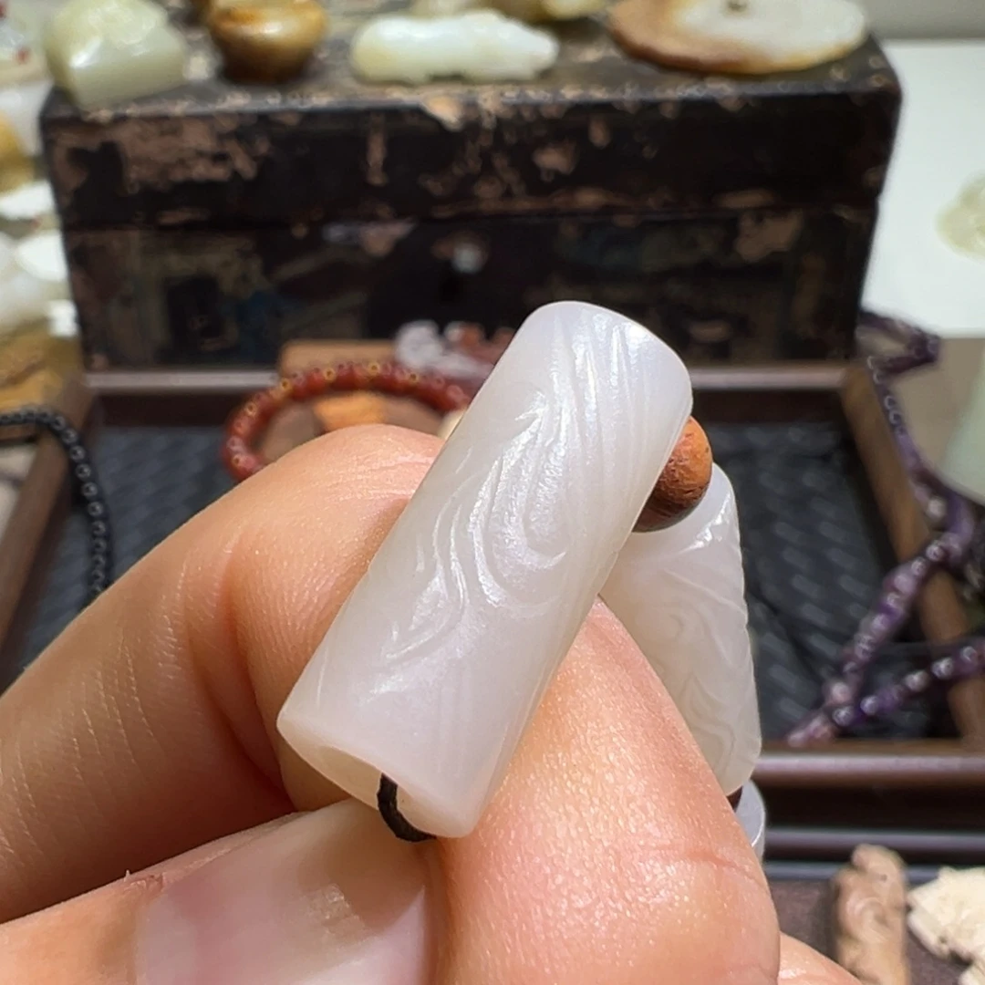 七***星和田玉未镶嵌挂件