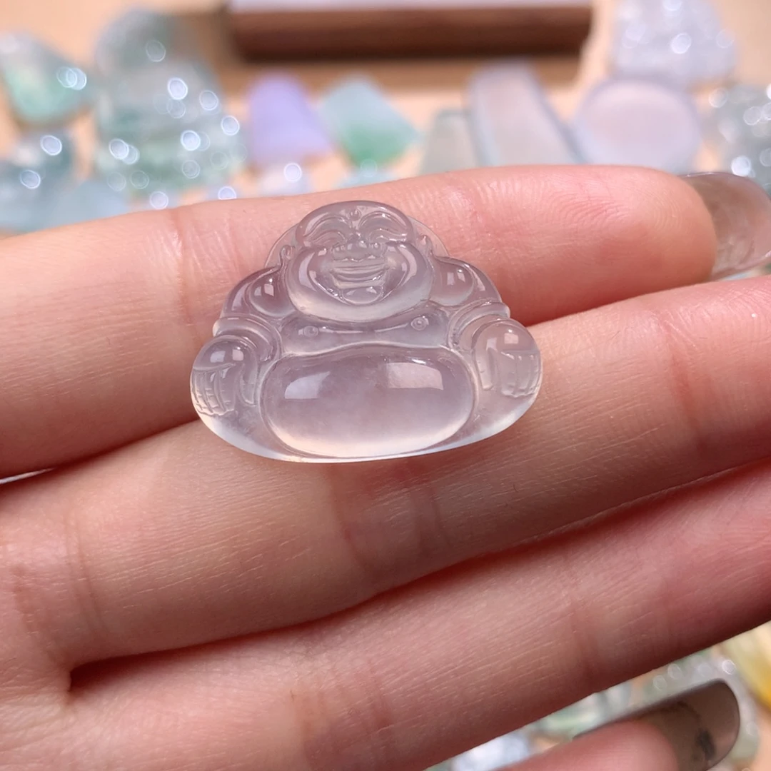 翡翠挂件未镶嵌佛