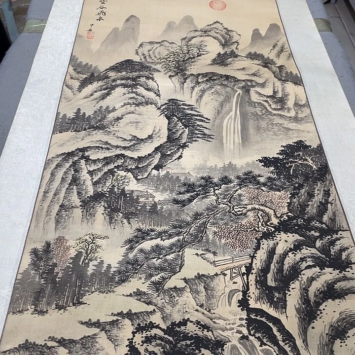 苍***茫画面画画画画画绢本