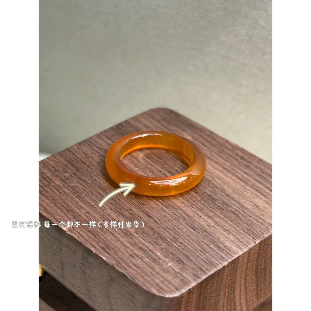 铜合金戒指 高级感时尚深色戒指-4903