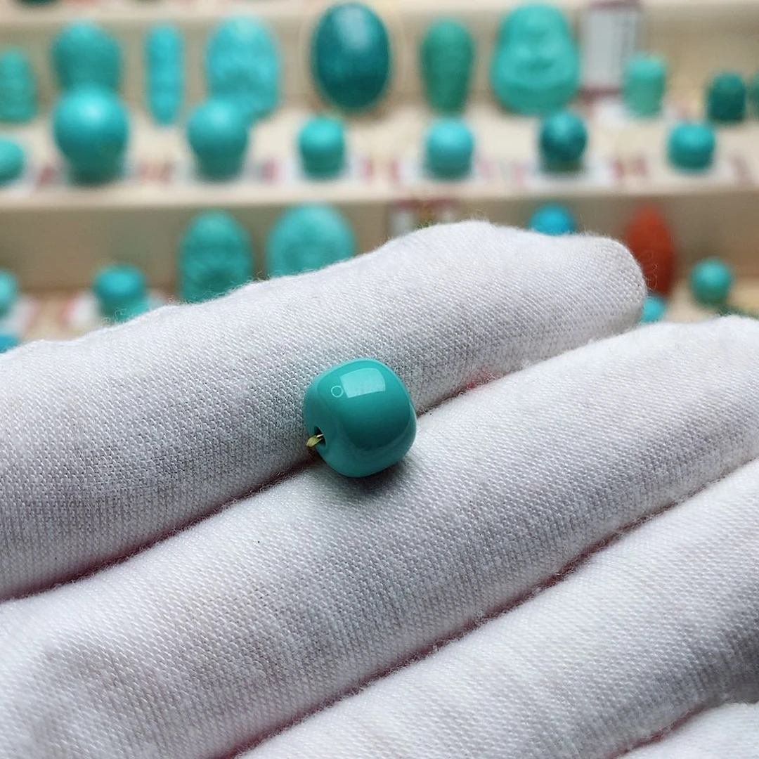 绿松石珠宝半成品未镶嵌手****8