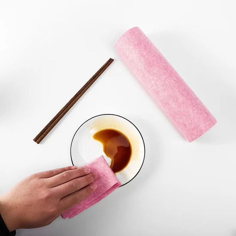 椰壳多色抹布专用套装加厚吸水家用厨房抹布一卷