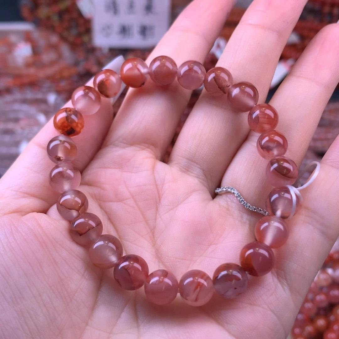 未镶嵌手链南红玛瑙3号开播福利