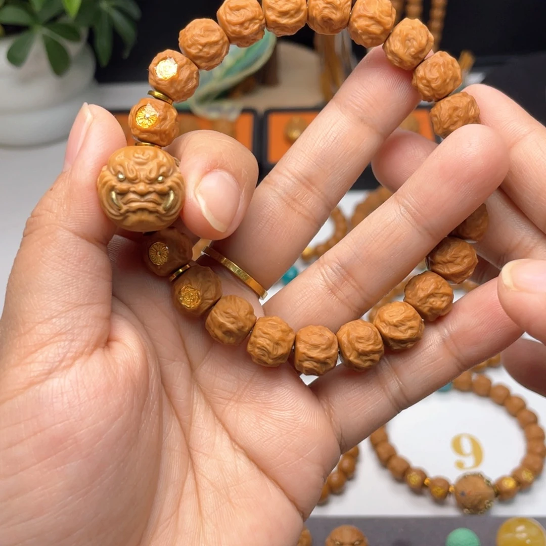 D****猴头核桃手串龙蛇➕四标➕夜叉大獠牙