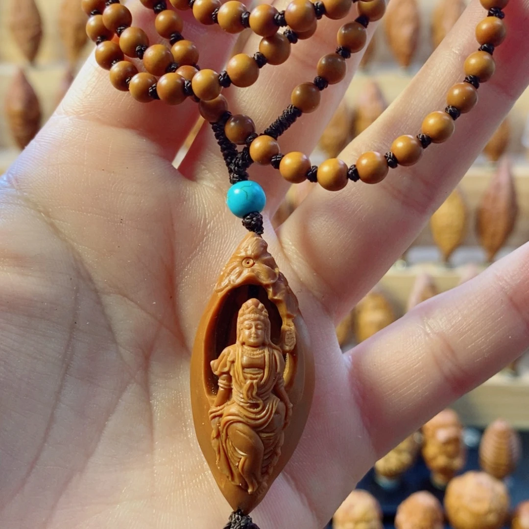 手串/手链橄榄核镂空观音脖挂