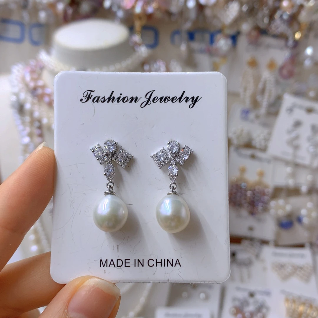 银S925镶嵌淡水珍珠项链