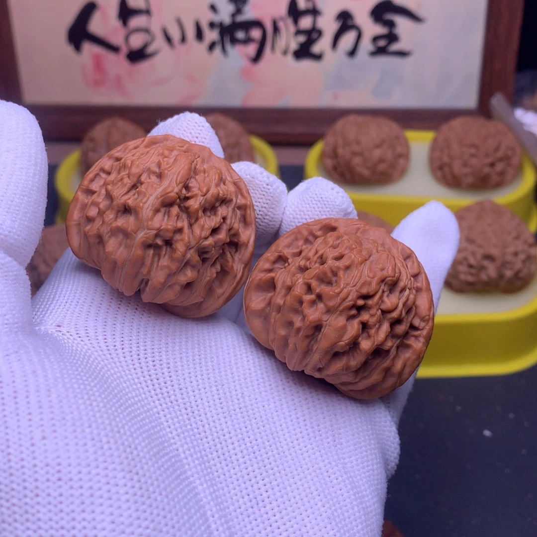 文玩核桃把件40+四座楼