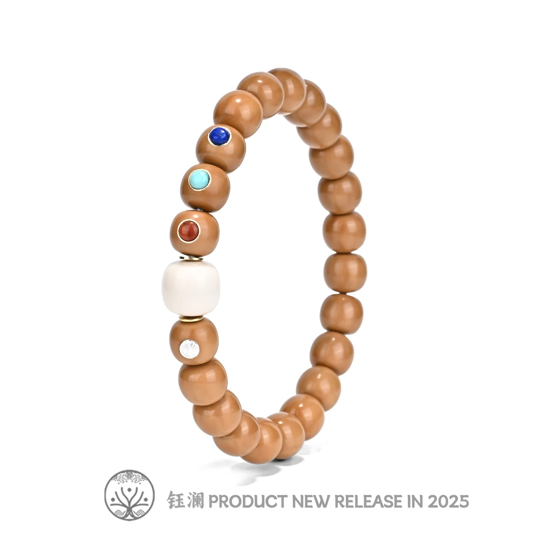 钰澜文玩【周周】猴头核桃老型10mm左右+猛犸牙隔珠搭配款