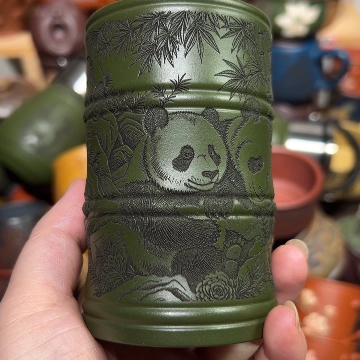 紫砂茶杯宜兴紫砂主人杯