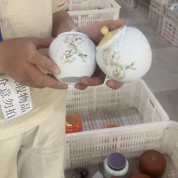 摆件陶瓷茶叶罐密封罐摆件