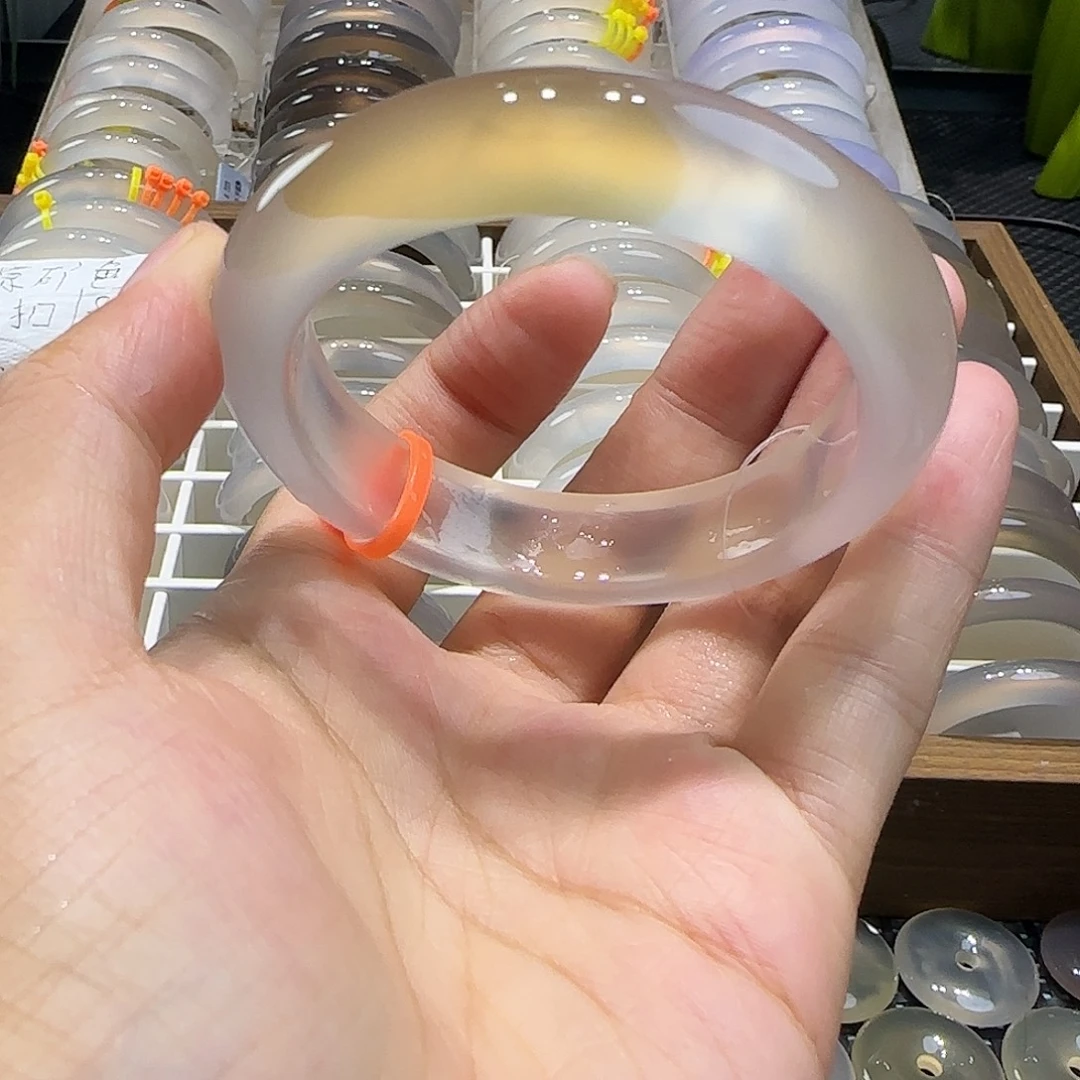玛瑙/玉髓未镶嵌手镯54飘糖轮胎