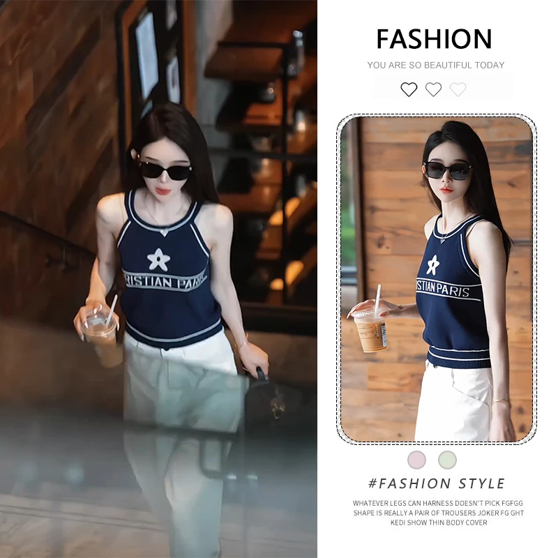 法式无袖吊带背心女夏季2025新款小个子巨好看设计感打底外穿上衣