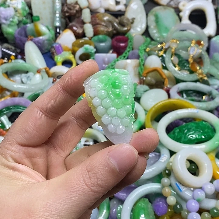 颈饰未镶嵌翡翠缅甸翡翠首饰配饰