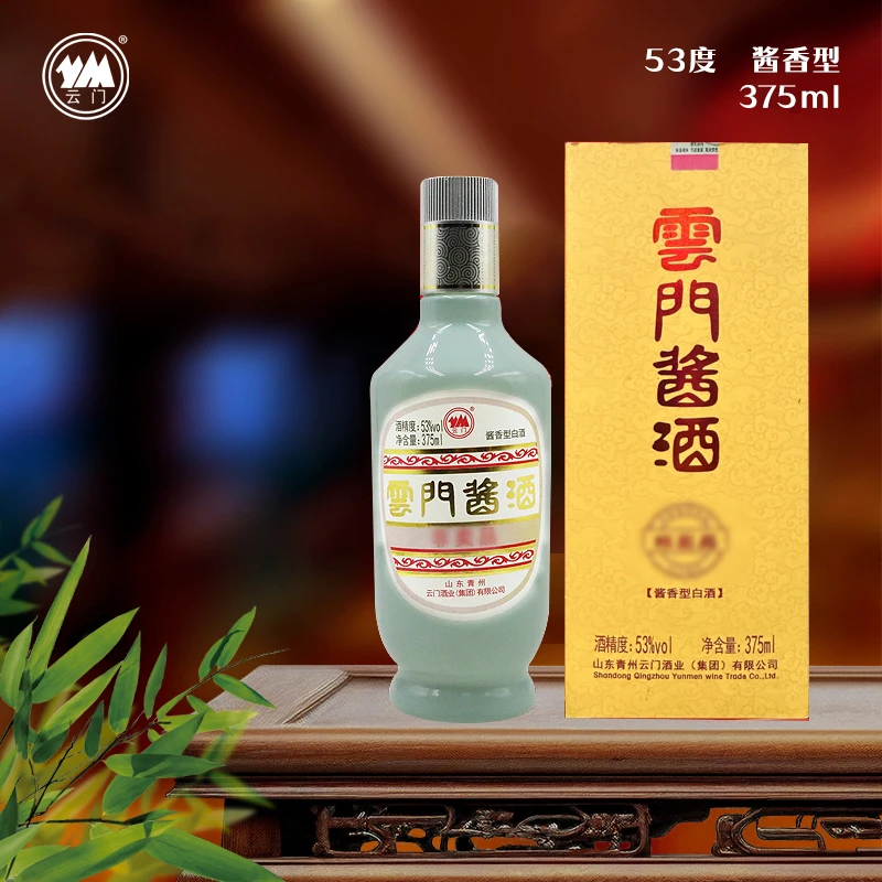 云门酱酒375ml经典酱香型白酒 自饮品鉴酒水纯粮食酿造53度375ml