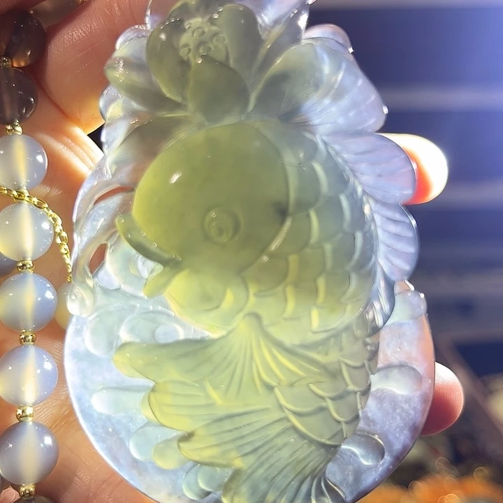 岫玉未镶嵌毛衣链