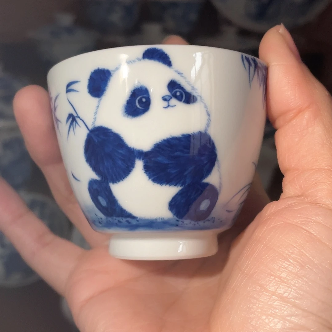 缘*～泥藝瓷梦熊猫幼崽杯