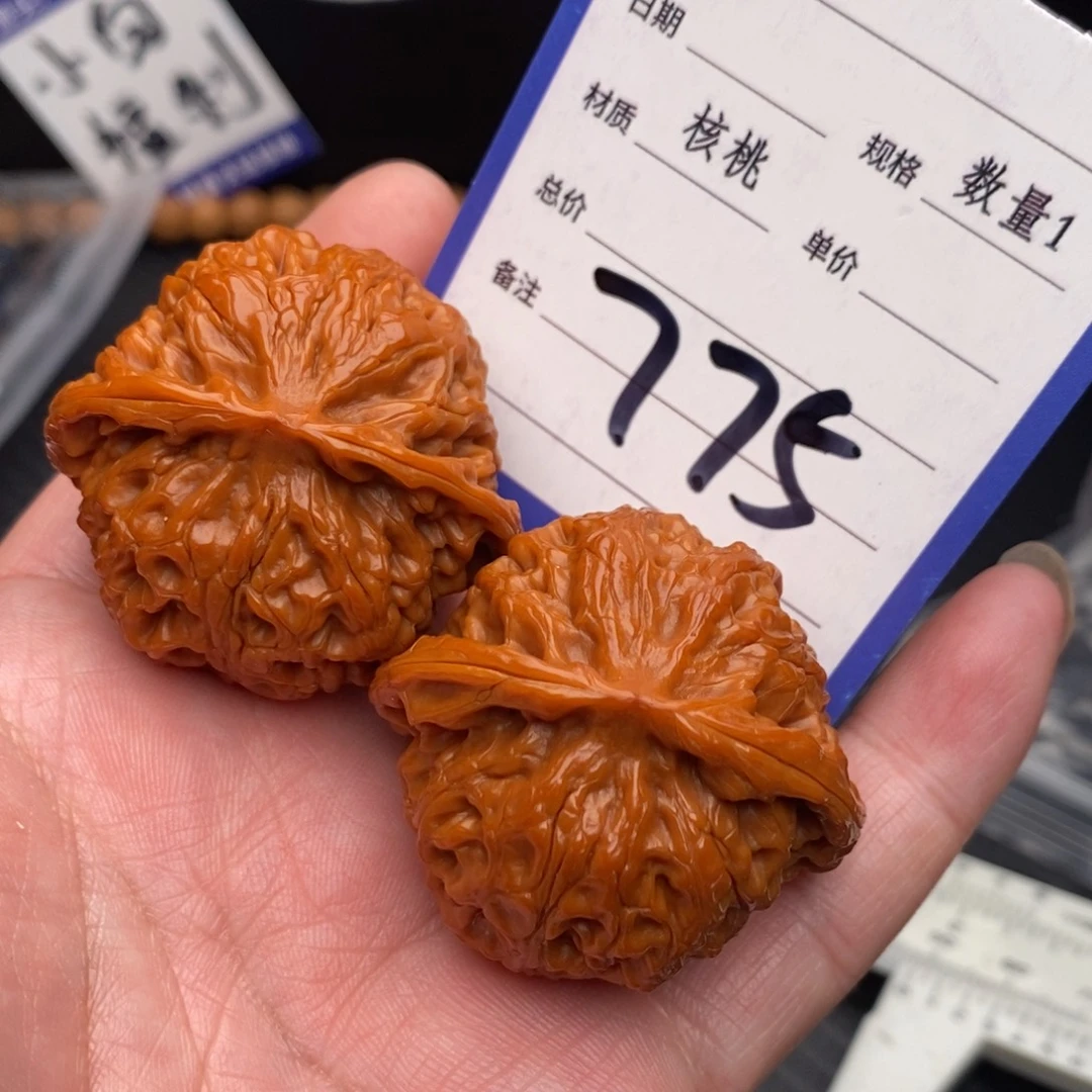 桃核把件苹果42mom