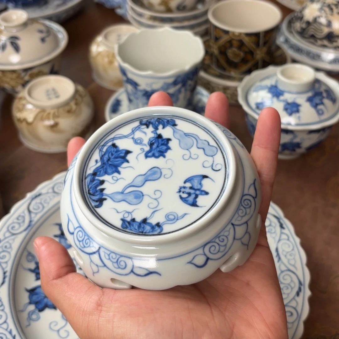 摆件景德镇手绘茶器