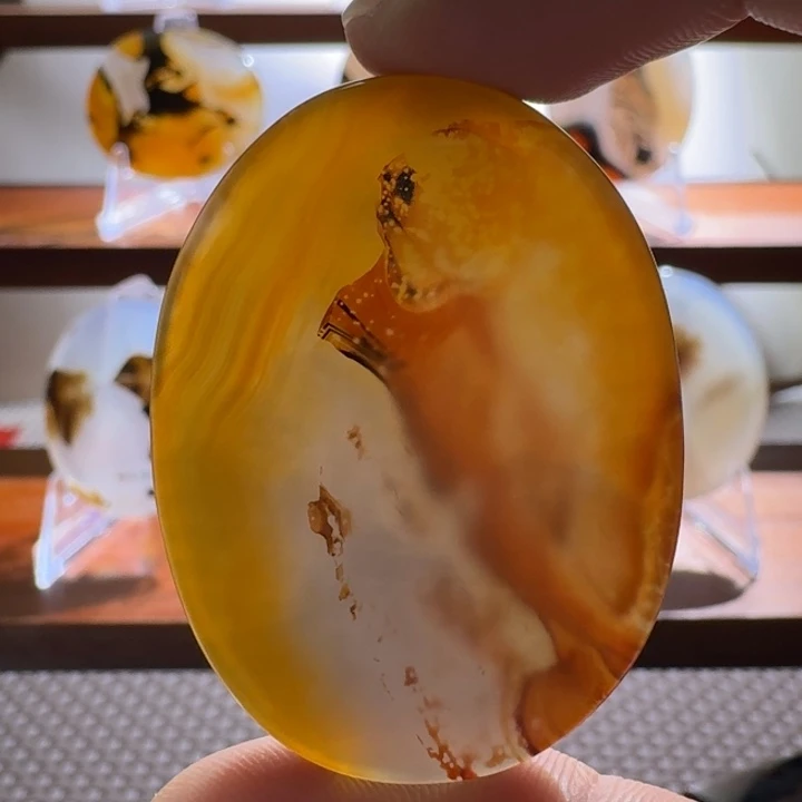 风***扬玛瑙/玉髓合金颈饰