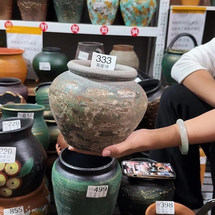 彩坛子333高度16口径12