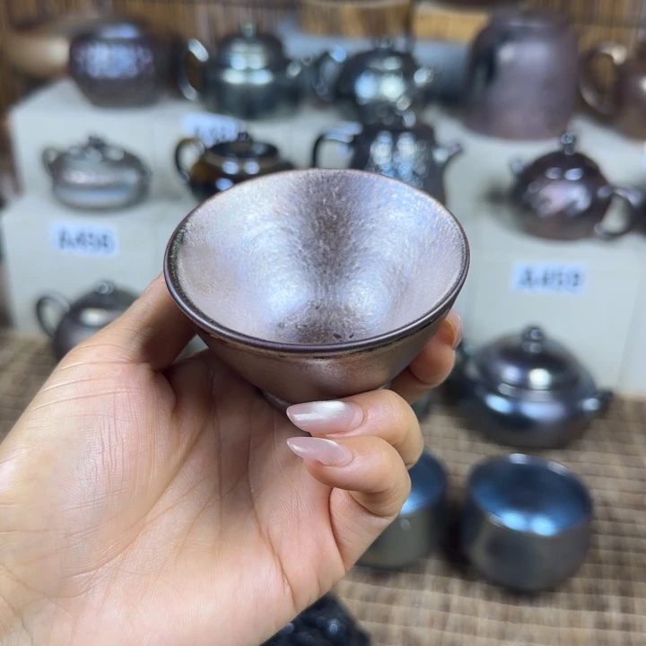 云南建水紫陶古法柴烧壶