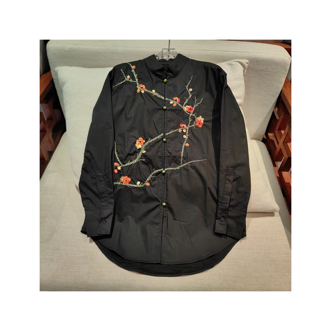 【古典轮廓】新中式刺绣显瘦衬衫25461374