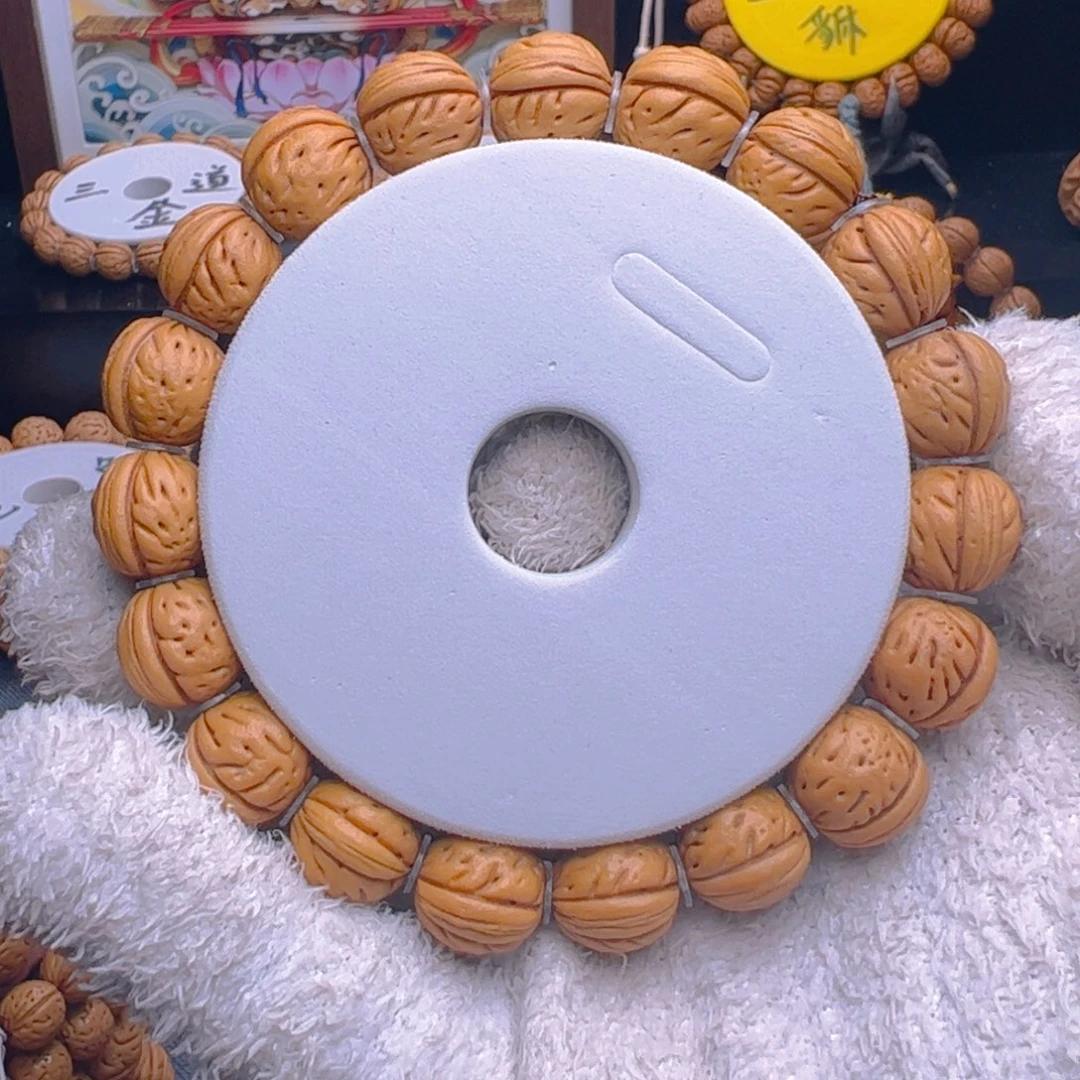 桃核手串1.2加一根筋