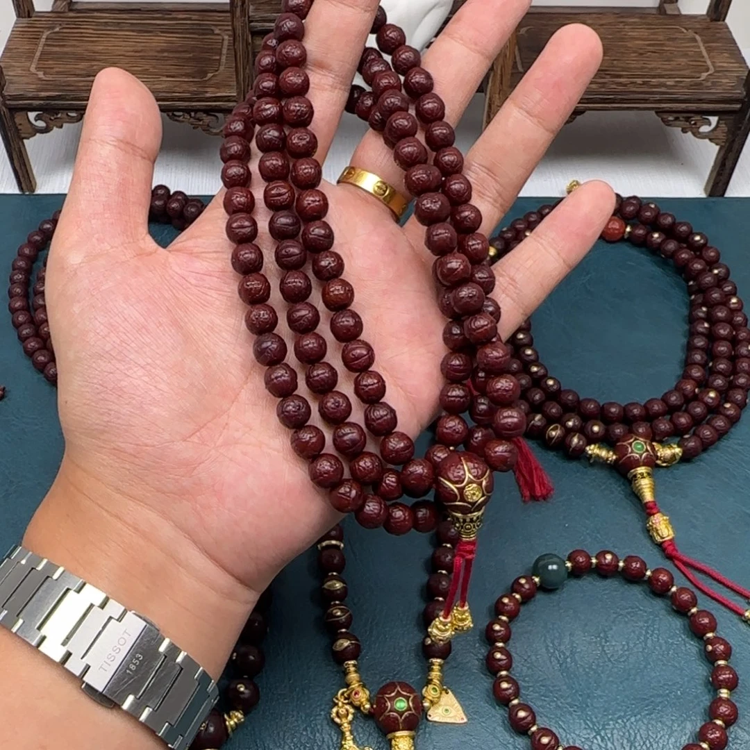 凤眼菩提吊坠凤眼108脖挂8.5素串