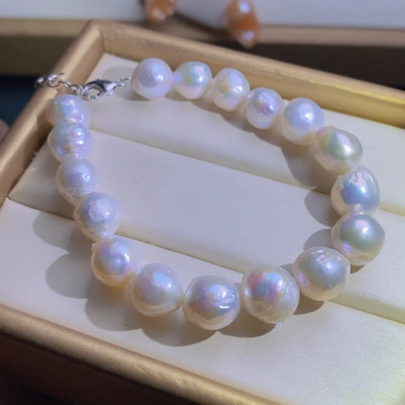 【闪购商品】淡水珍珠天然珍珠（微瑕）合金