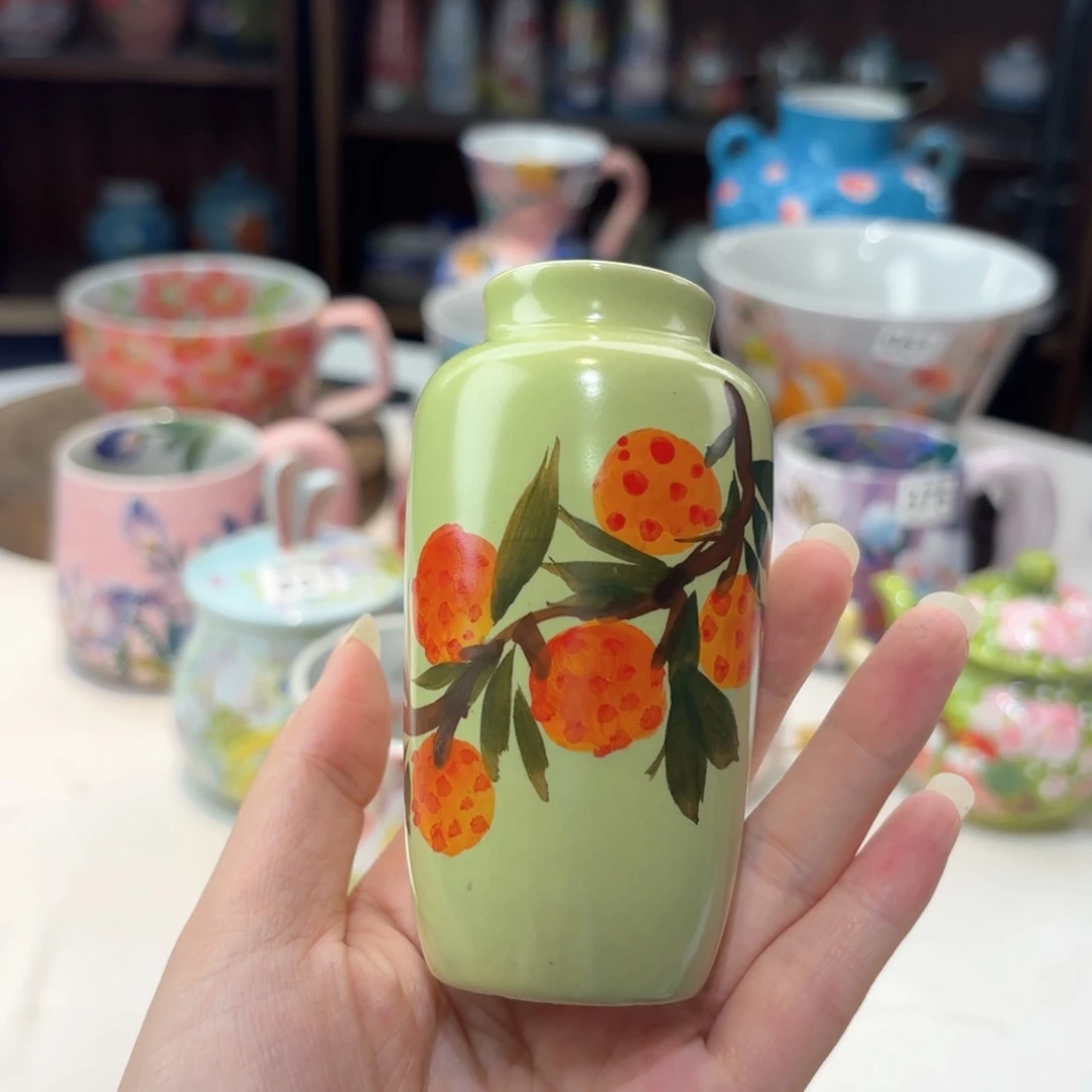 景德镇手绘高温釉下彩陶瓷茶具