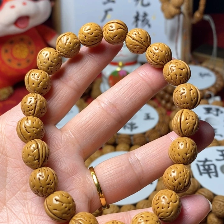 桃核手串野生小朱雀12