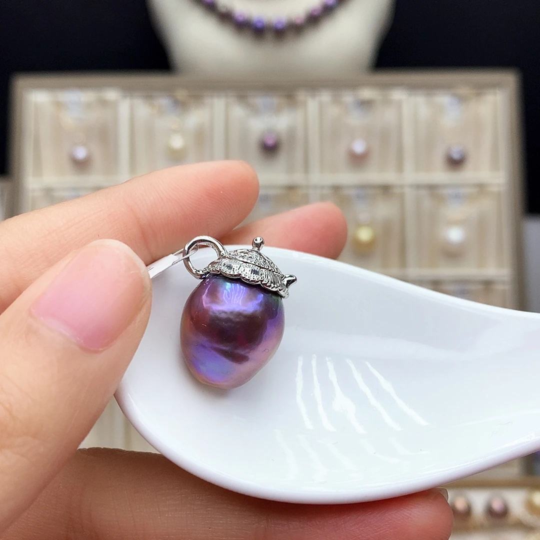 合金淡水珍珠颈饰