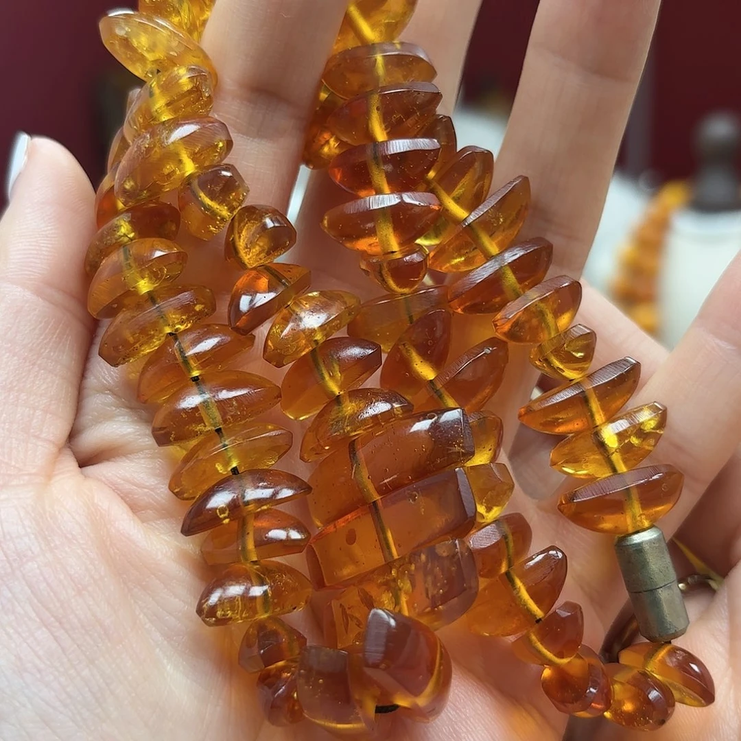 琥珀裸石未镶嵌25锁骨