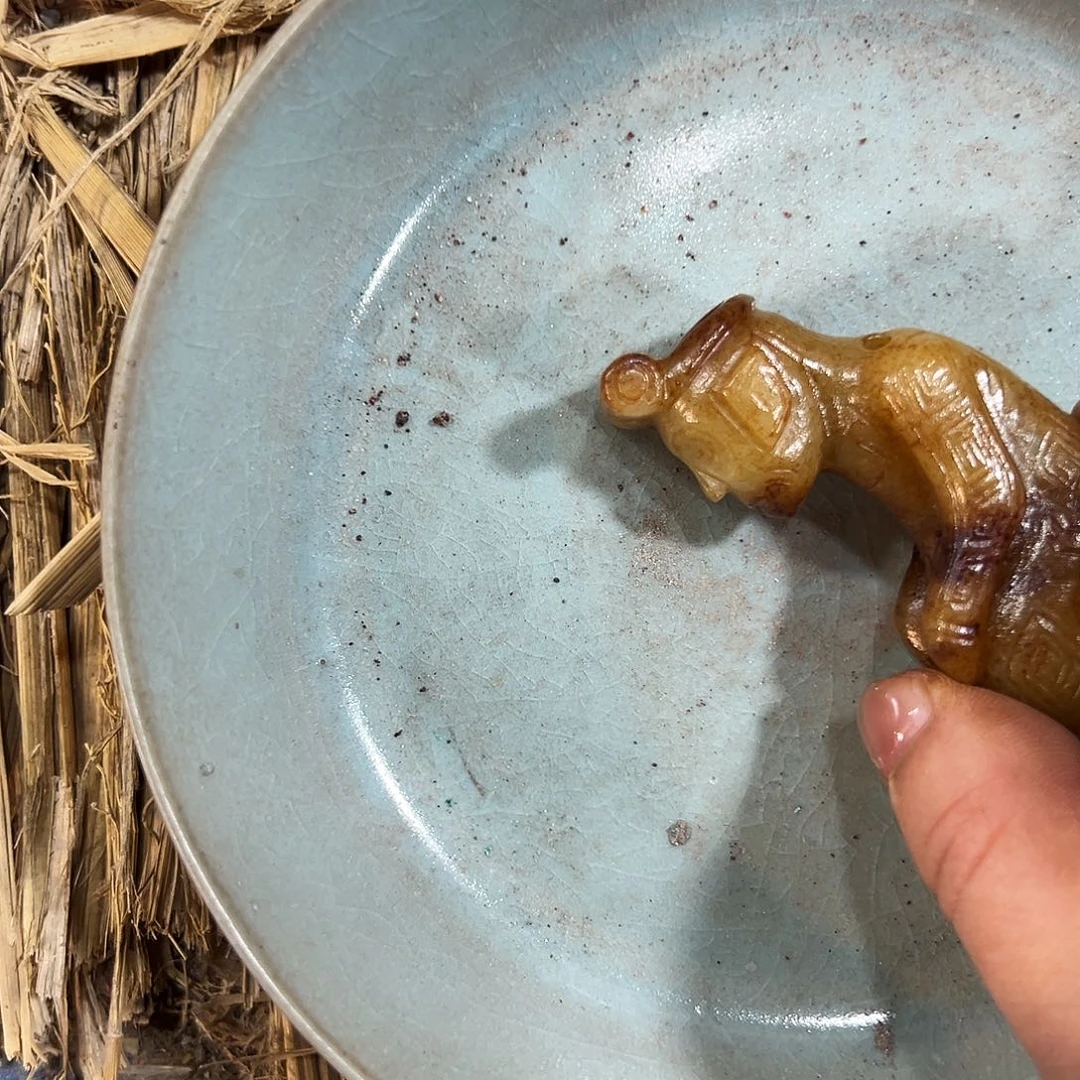 瓷片F***k五大名窑瓷器摆件瓷片