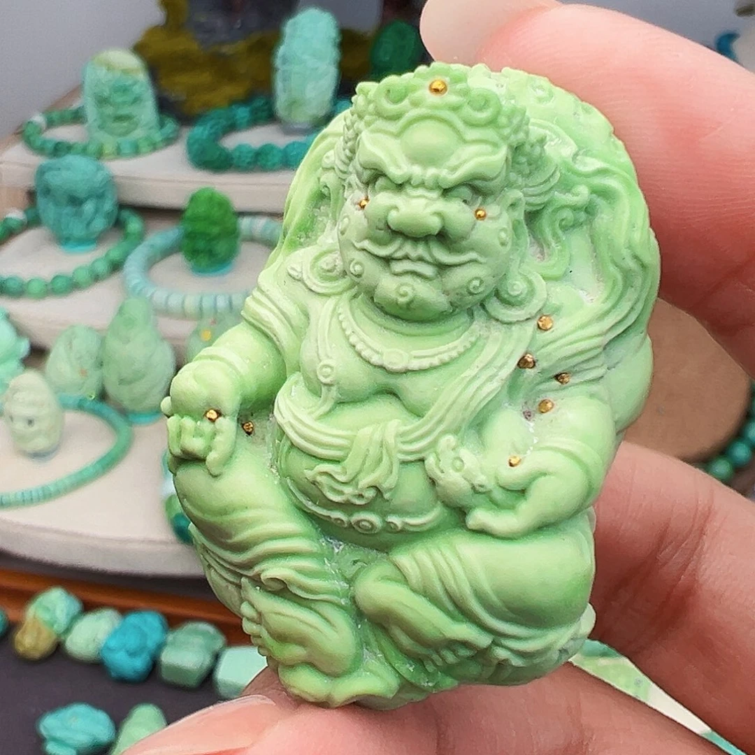 绿松石未镶嵌主播万珍