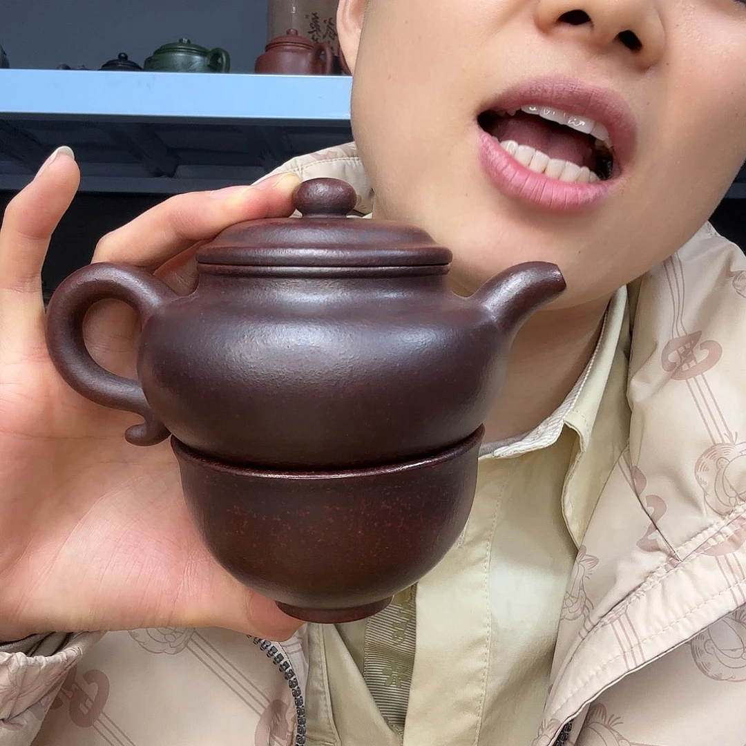 紫砂茶壶民间手艺人全手工制作