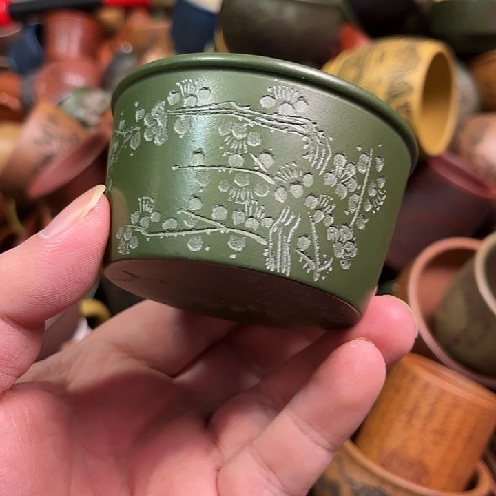 紫砂茶杯全手工紫砂主人杯