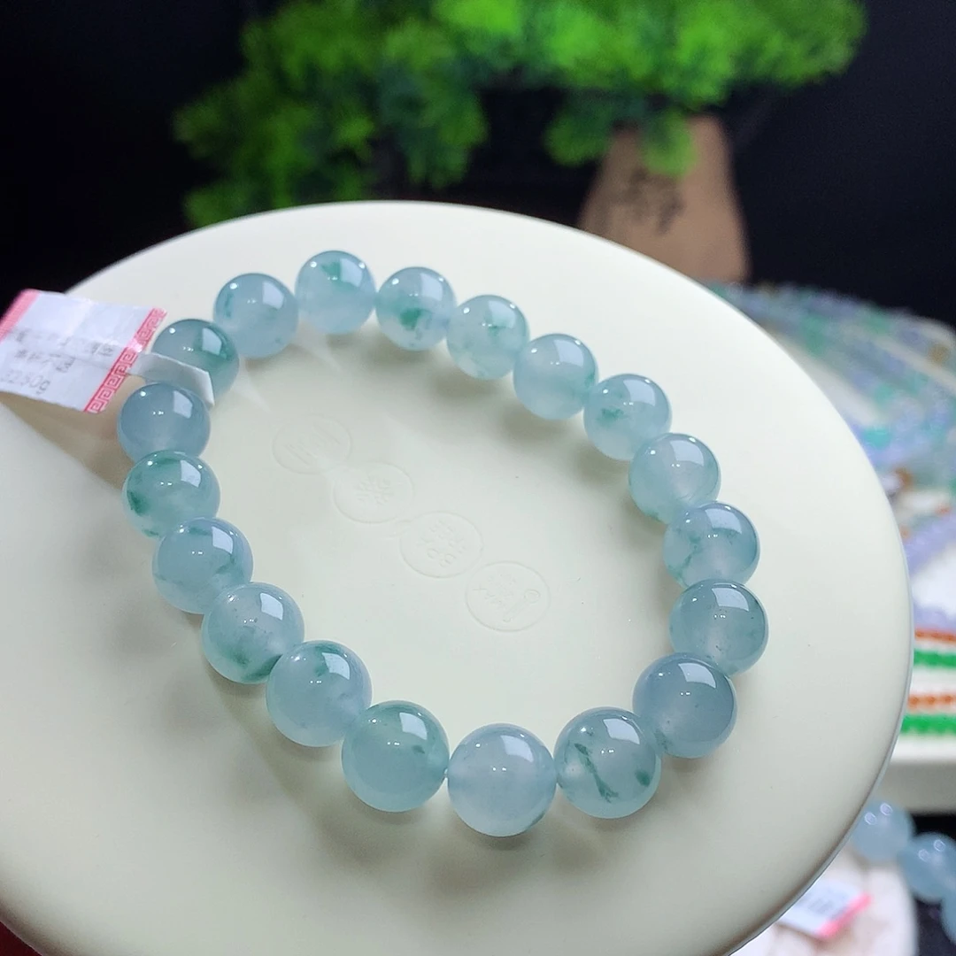 未镶嵌手串翡翠卡10mm