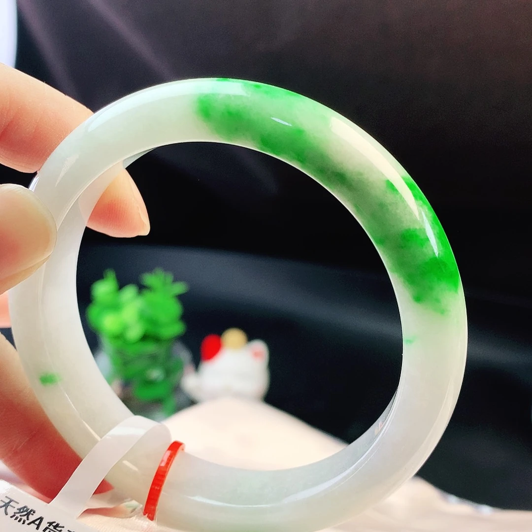 未镶嵌手镯翡翠56+圈