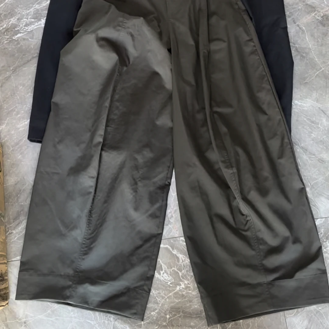 早秋流行梧桐裤女款宽松阔腿慵懒风